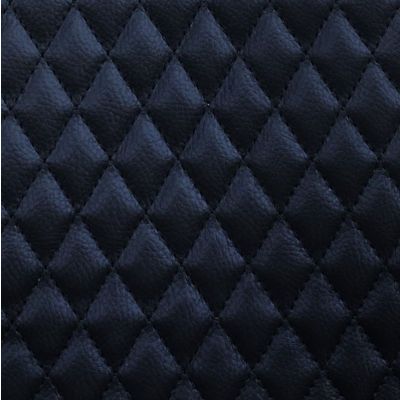 Black quilted