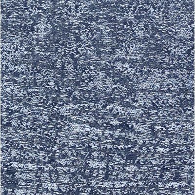 Luna polyester and cotton fabric, Gray blue and silver