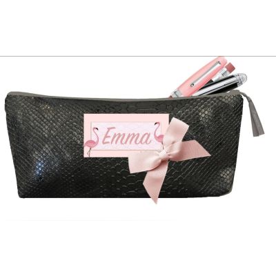 Custom School Kit - Black Tasma - with child's name and bow