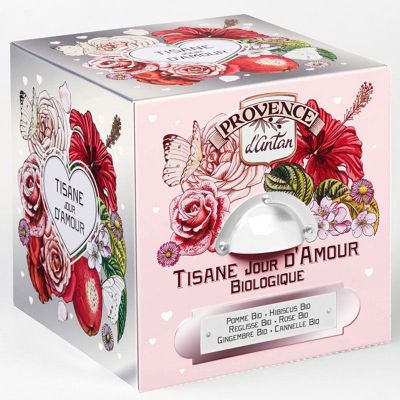 Organic herbal tea Provence d'Antan - Day of Love - 24 sachets