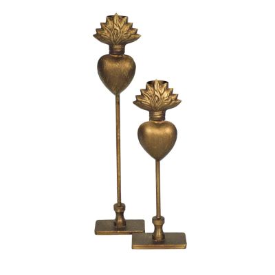 Set of 2 Sacred Heart Candlesticks