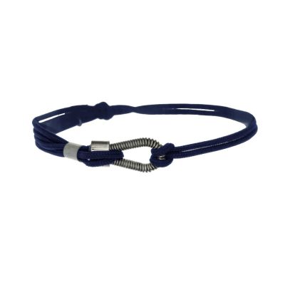 Me bass rope bracelet - Dark blue