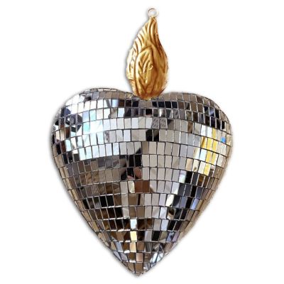 Boncoeurs faceted heart: 31 x 21 x 7 cm