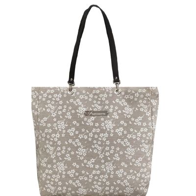 Custom Shopping Bag - Whit flowers