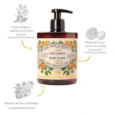 Liquid Marseille soap - Orange blossom - Panier des Sens en Provence