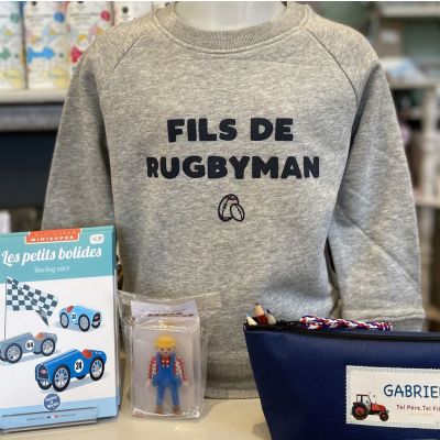 Rugbyman son sweatshirt