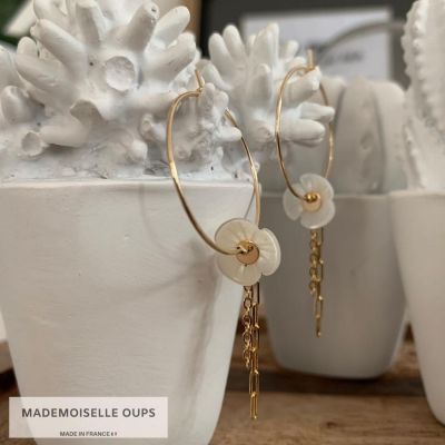 Mademoiselle Oups Creole Earrings - Made in Nîmes