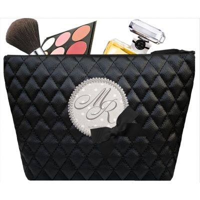 Toiletry bag - Quilted black