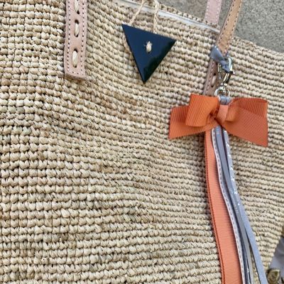 raffia handbag - made in France 