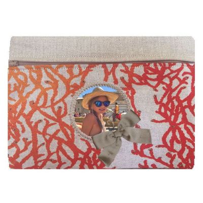 Custom Coral Trendy bag with photo