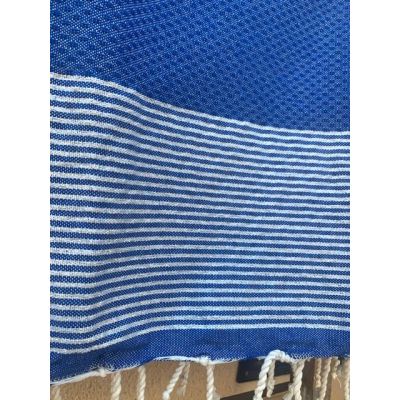 Fouta blue silver