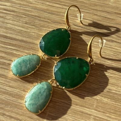 Lagon perle earrings