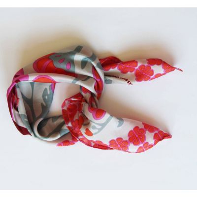 Les belles Vagabondes - mini silk scarf 50x50cm