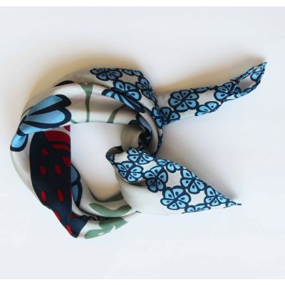 Les belles Vagabondes - mini silk scarf 50x50cm