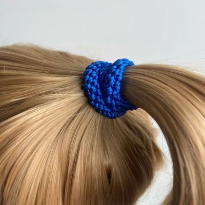 KonEKKIi Bubblegum-Electric blue glitter hair ties