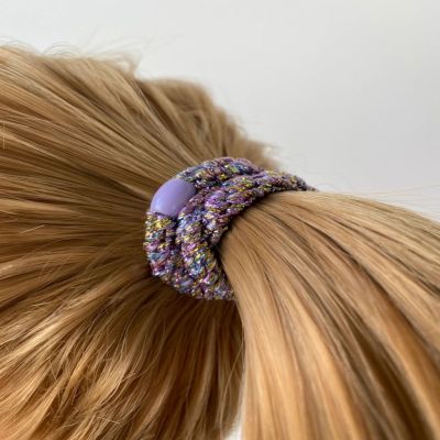 KKNEKKI Unicorn glitter hair ties