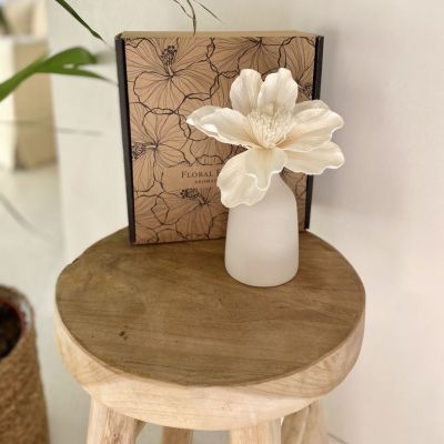 Room fragrance diffuser by capillarity: vase to fill with perfume concentrate