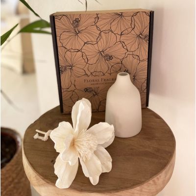 Room fragrance diffuser by capillarity: vase to fill with perfume concentrate