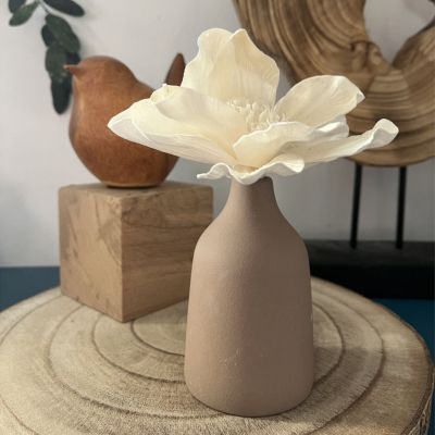 Room fragrance diffuser by capillarity: vase to fill with perfume concentrate