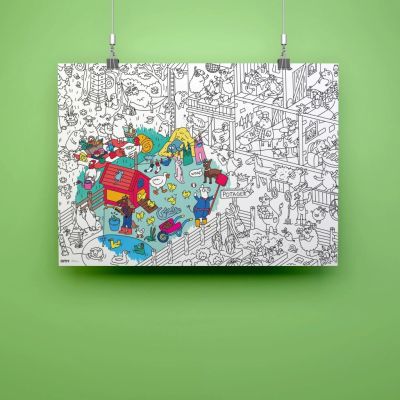 Giant coloring set