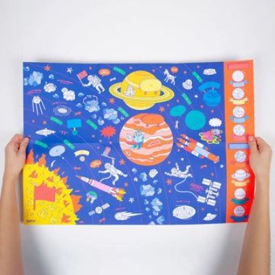 Poster + Stickers - Solar System