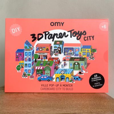 Pop-Up City to assemble - 65 elements to build