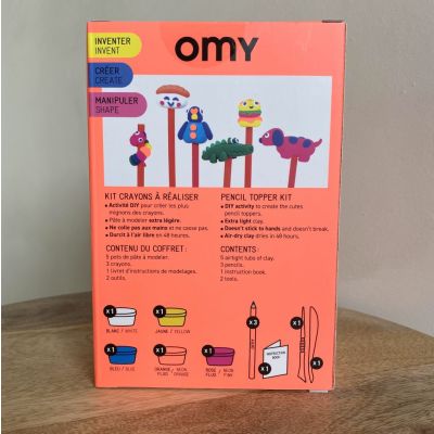 Omy - Pencil kit to make with magic modeling clay