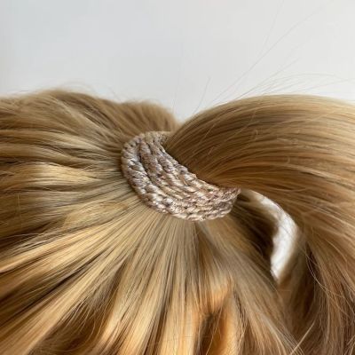 KKNEKKI - Dove glitter hair ties