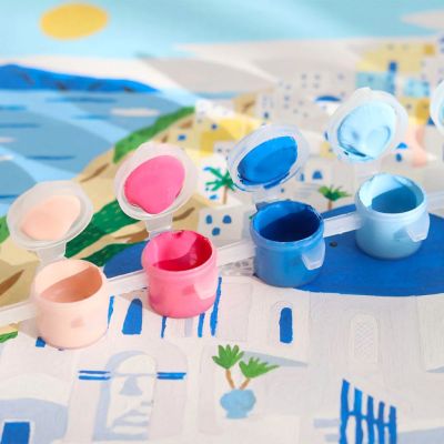 Paint by Number Box - Santorini