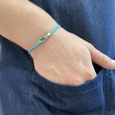 Me bass rope bracelet - Turquoise