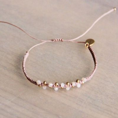 Nude gemstone bracelet