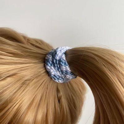 KKNEKKI hair elastic - Blue and White