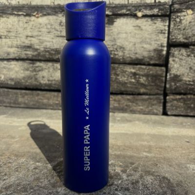 Super PAPA water bottle 600ml - Blue