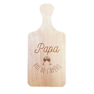 Wooden aperitif board PAPA king of aperitifs