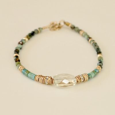 Poemia Anna bracelet in turquoise citrine