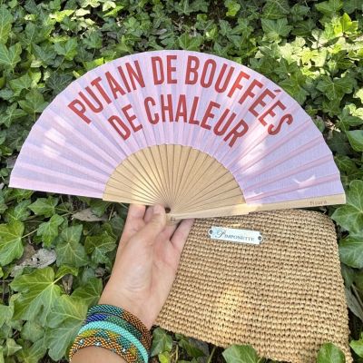 Fisura - light pink fan "Damn Hot Flashes"
