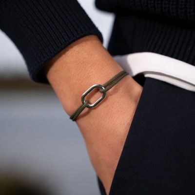 Link bracelet - khaki