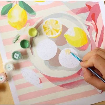 Paint by Number Box - Menton lemons