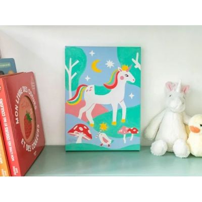 Paint by number for children 5+ - Unicorn and Piou