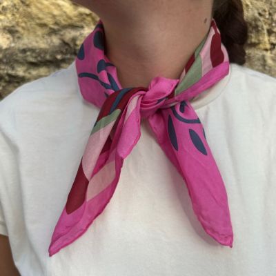 Les belles vagabondes - very good quality mini silk scarf