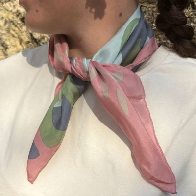 Les belles vagabondes - very good quality mini silk scarf