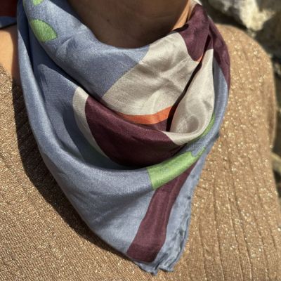 Les belles vagabondes - very good quality mini silk scarf