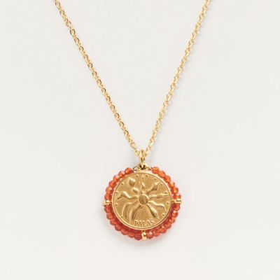 Belamar lucky charm medal necklace