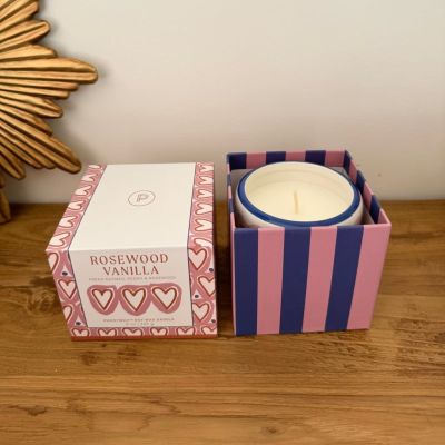 Hand painted Paddywax candle in a pretty box