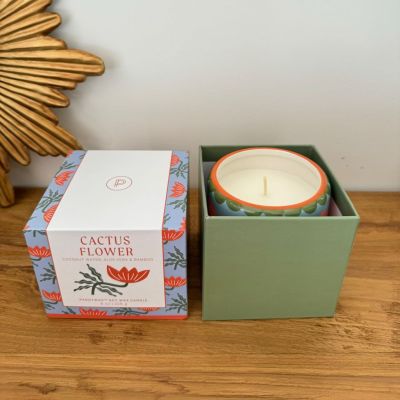 Hand painted Paddywax candle in a pretty box