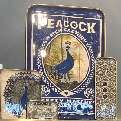 Boncoeurs - half tray peacock