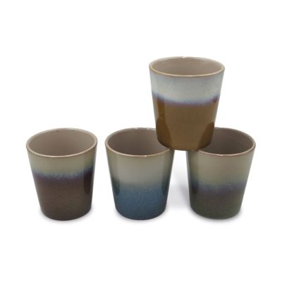 Set of 4 Tie and Dye coffee cups