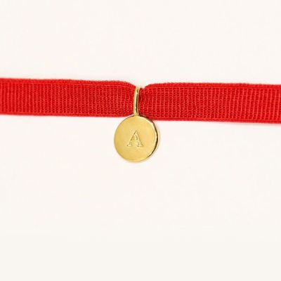 Nilaï Initial Bracelet (ribbon) to compose - 1 charm