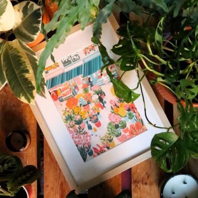Paint by Number Box - Flower market