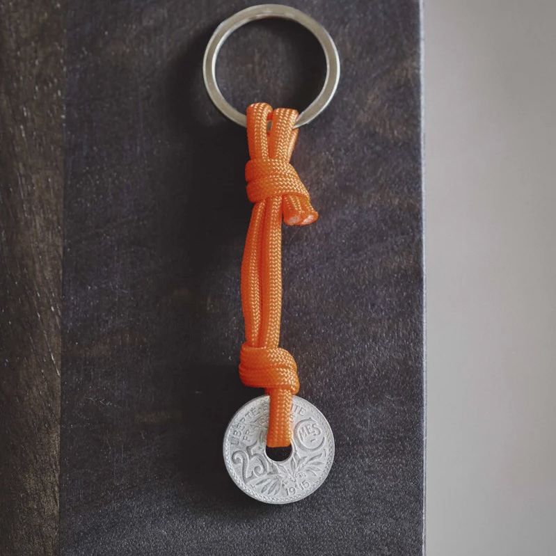 Le Sou Français key ring - Orange